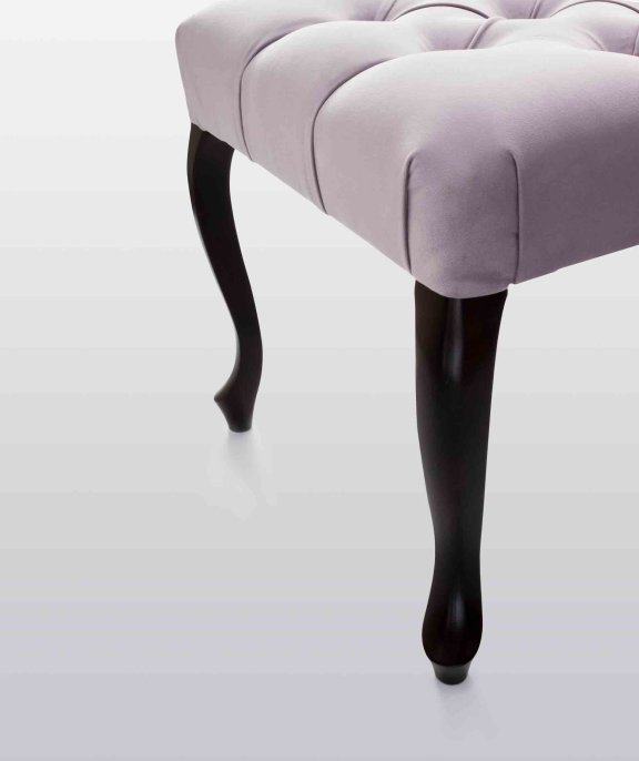 Pufa ławka Ludwik Chesterfield 45x90