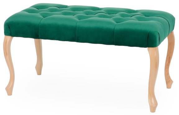 Pufa ławka Ludwik Chesterfield 45x90