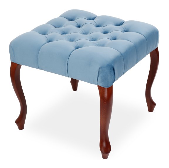 Pufa ławka Ludwik Chesterfield 50x50