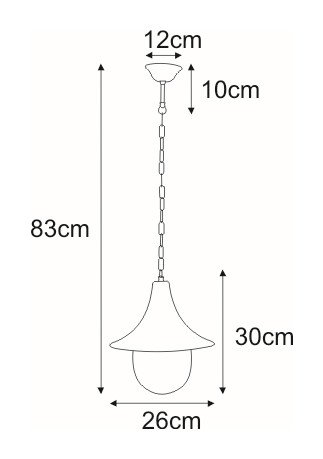 lampa ogrodowa K-8131
