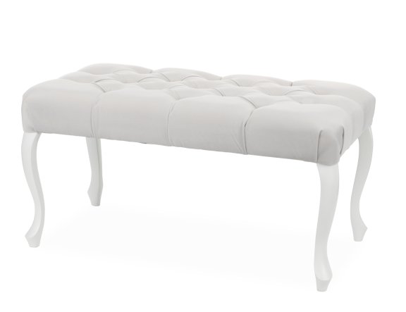 Pufa ławka Ludwik Chesterfield 45x90