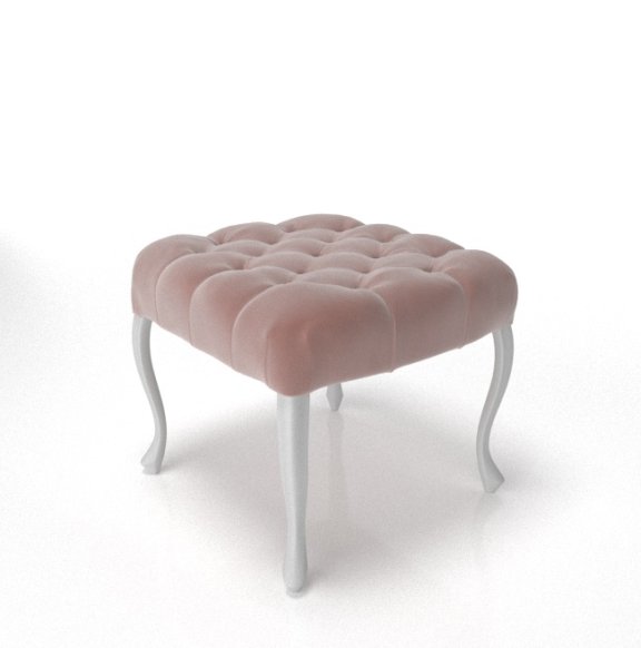 Pufa ławka Ludwik Chesterfield 50x50