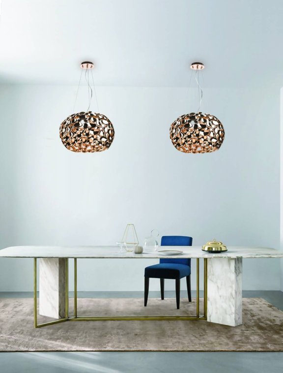 Lampa wisząca Carera Gold