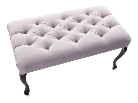 Pufa ławka Ludwik Chesterfield 45x90
