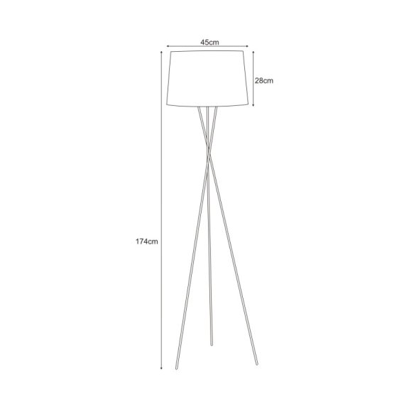 Lampa podłogowa K-4353