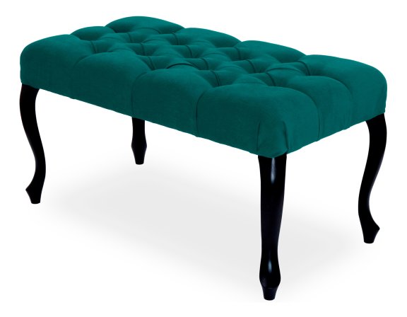 Pufa ławka Ludwik Chesterfield 45x90