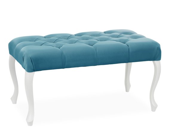 Pufa ławka Ludwik Chesterfield 45x90