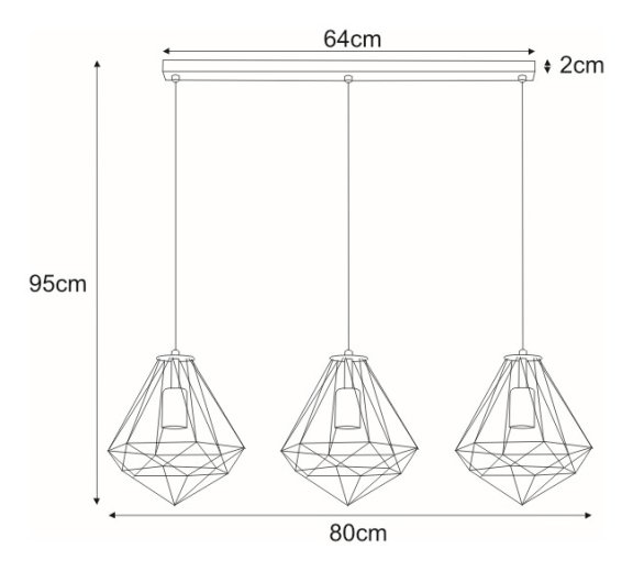 Lampa wisząca K-4004 Marko