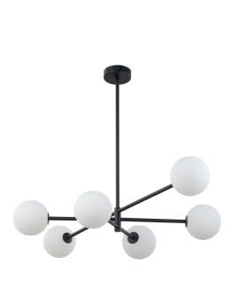 Lampa sufitowa Sarius Black 6 wysoka (4732)