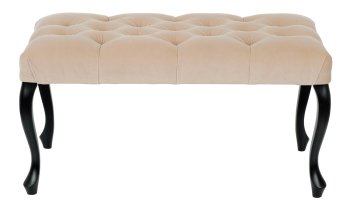 Pufa ławka Ludwik Chesterfield 45x90