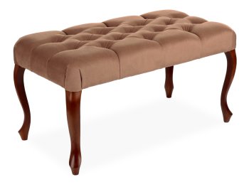 Pufa ławka Ludwik Chesterfield 45x90