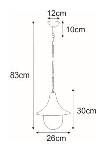 lampa ogrodowa K-8131