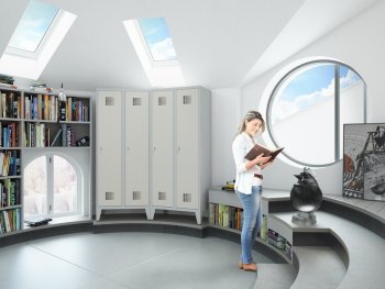 Szafka ubraniowa z nóżkami SUM W 311 ST