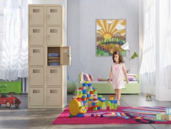 Szafka ubraniowa z nóżkami SUS W 345 ST