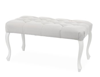 Pufa ławka Ludwik Chesterfield 45x90