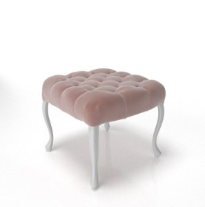 Pufa ławka Ludwik Chesterfield 50x50