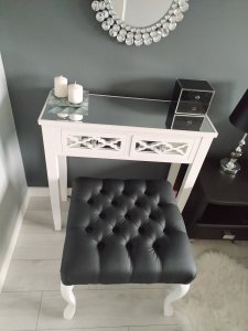Pufa ławka Ludwik Chesterfield 50x50