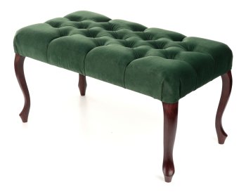 Pufa ławka Ludwik Chesterfield 45x90
