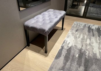 Pufa ławka Simple Chesterfield 40x90 cm